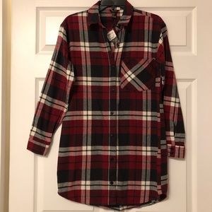Long Button Down Flannel